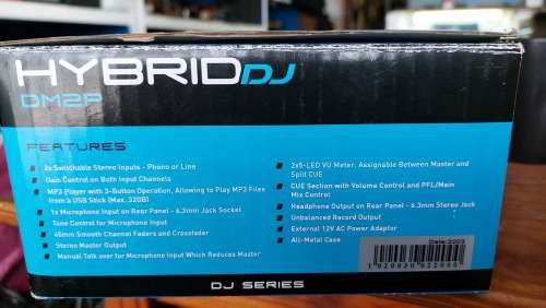 Hybrid DJ - 2 Channel DJ Mixer